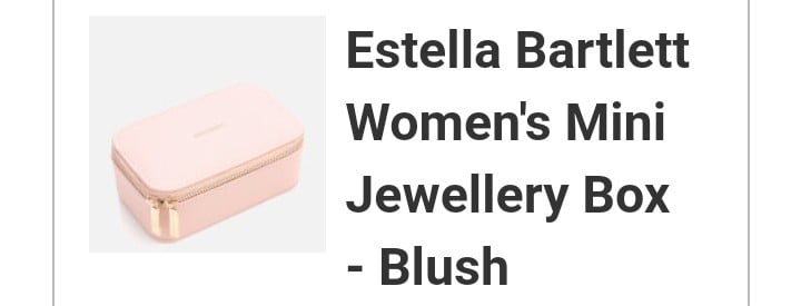 Image of Estella Bartlet jewellery box