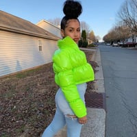Image 1 of HIGHLIGHTER PUFFER JACKET