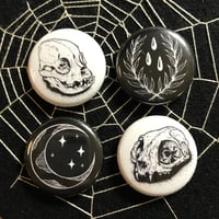 Image 1 of Button Badges- Set of 4