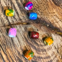 Image 1 of WATERCOLOR DREAD BEADS