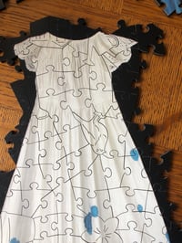 Image 2 of Mary Jane, Unique Custom Laser Cut Wooden Puzzle with Gardening Whimsies