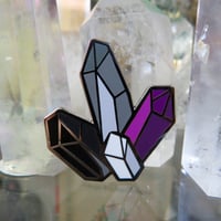 Image 2 of Asexual & Demisexual Pride Crystals