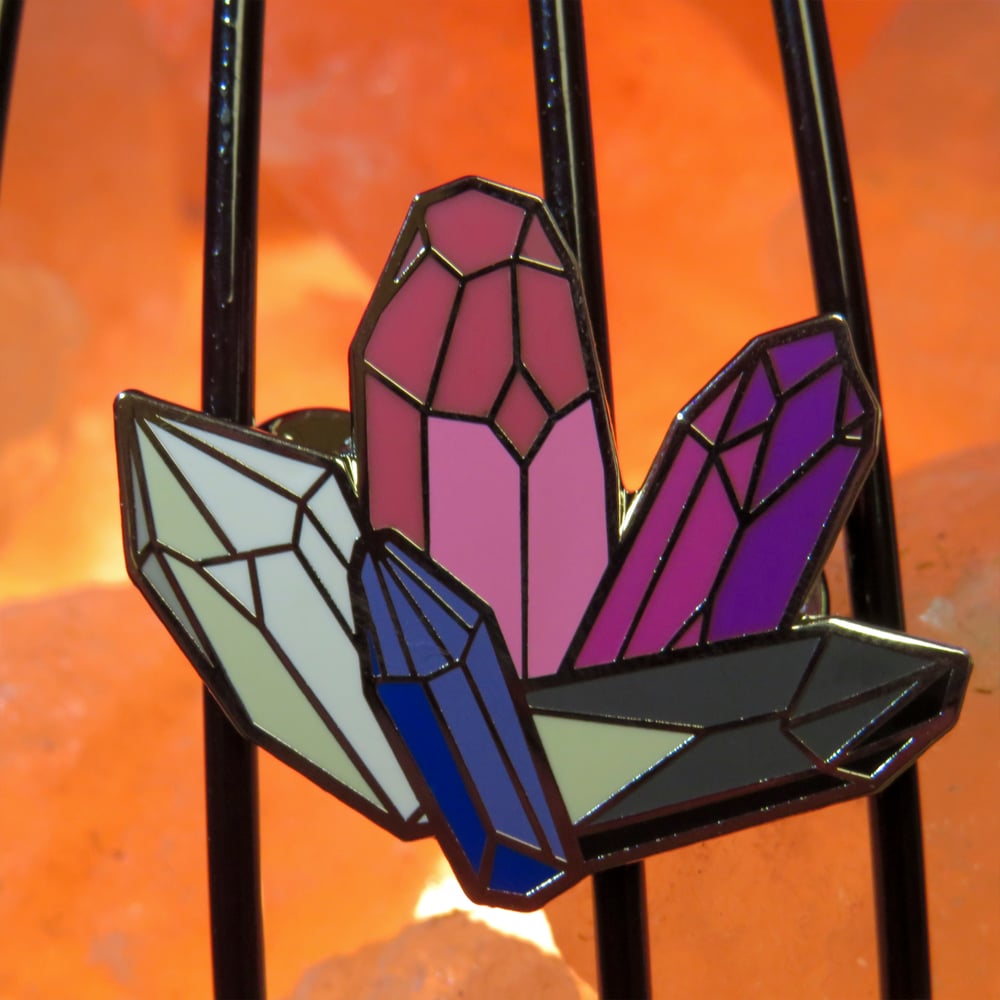 Genderfluid Pride Crystals