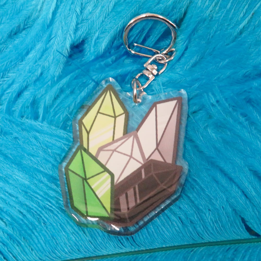 Aromantic & Agender Pride Crystals