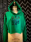 Black Girls Sew Cropped Hoodie