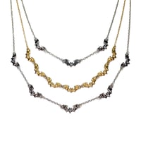 Image 1 of Dusk necklace in sterling silver or 14k gold