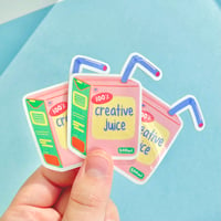 Image 2 of Creative Juice Box Vinyl Sticker