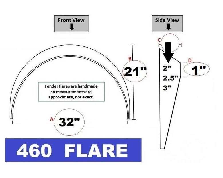 460 Universal Flare (a pair)