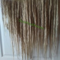 2 Blonde Knotty Synthetic Dreads