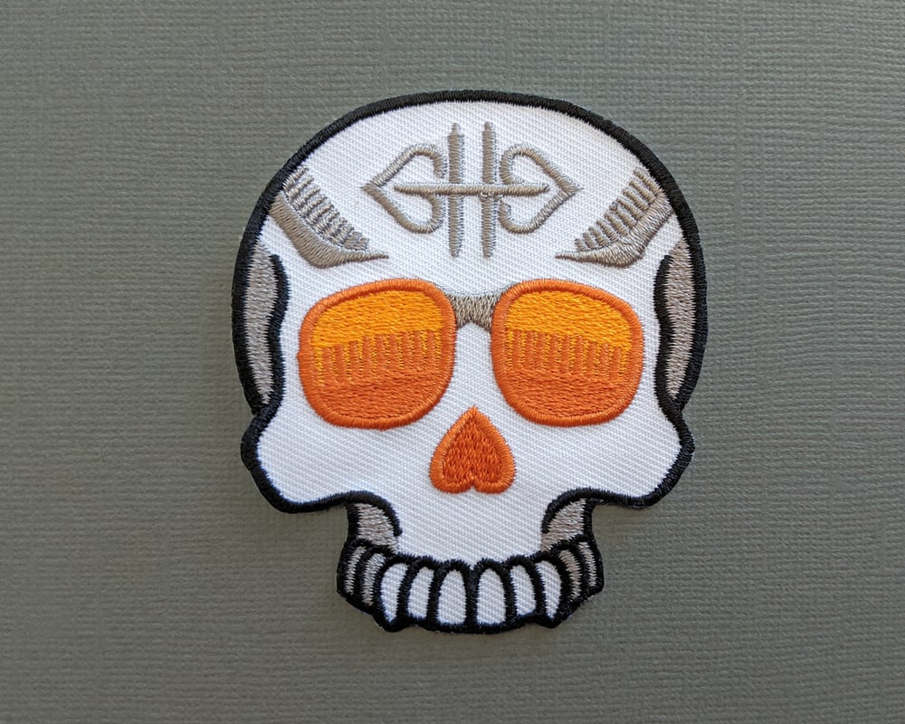 Image of SKULL Embroidered Patch