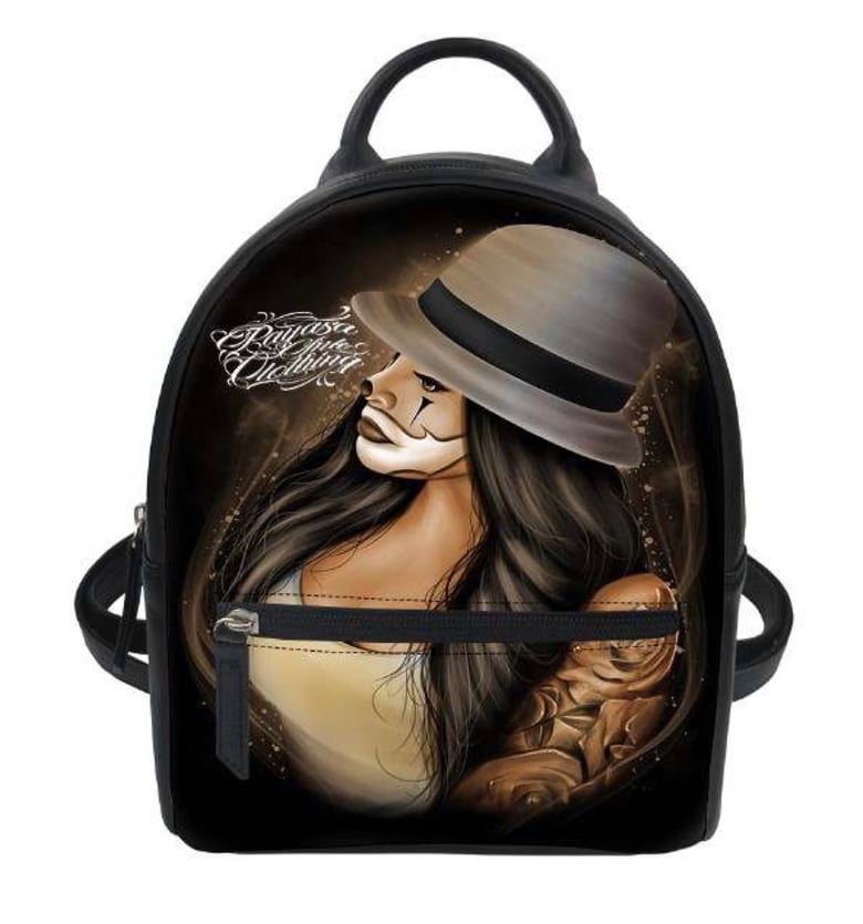Image of Payasa w/ Grey Brim Hat Mini Backpack 