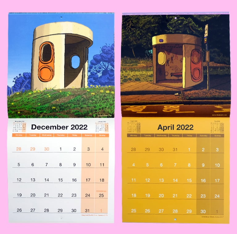 Beautiful Bus Shelter Calendar 2022 - Half Price! Image 2