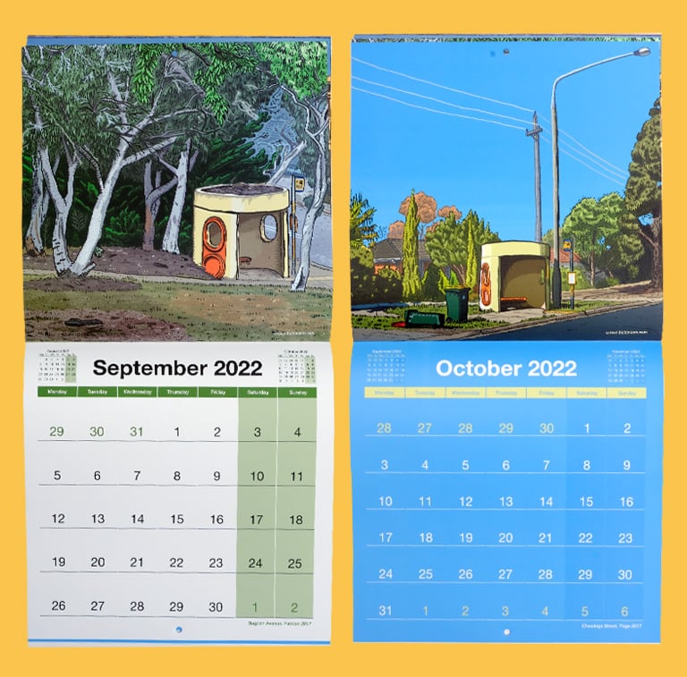 Beautiful Bus Shelter Calendar 2022 - Half Price! Image 3