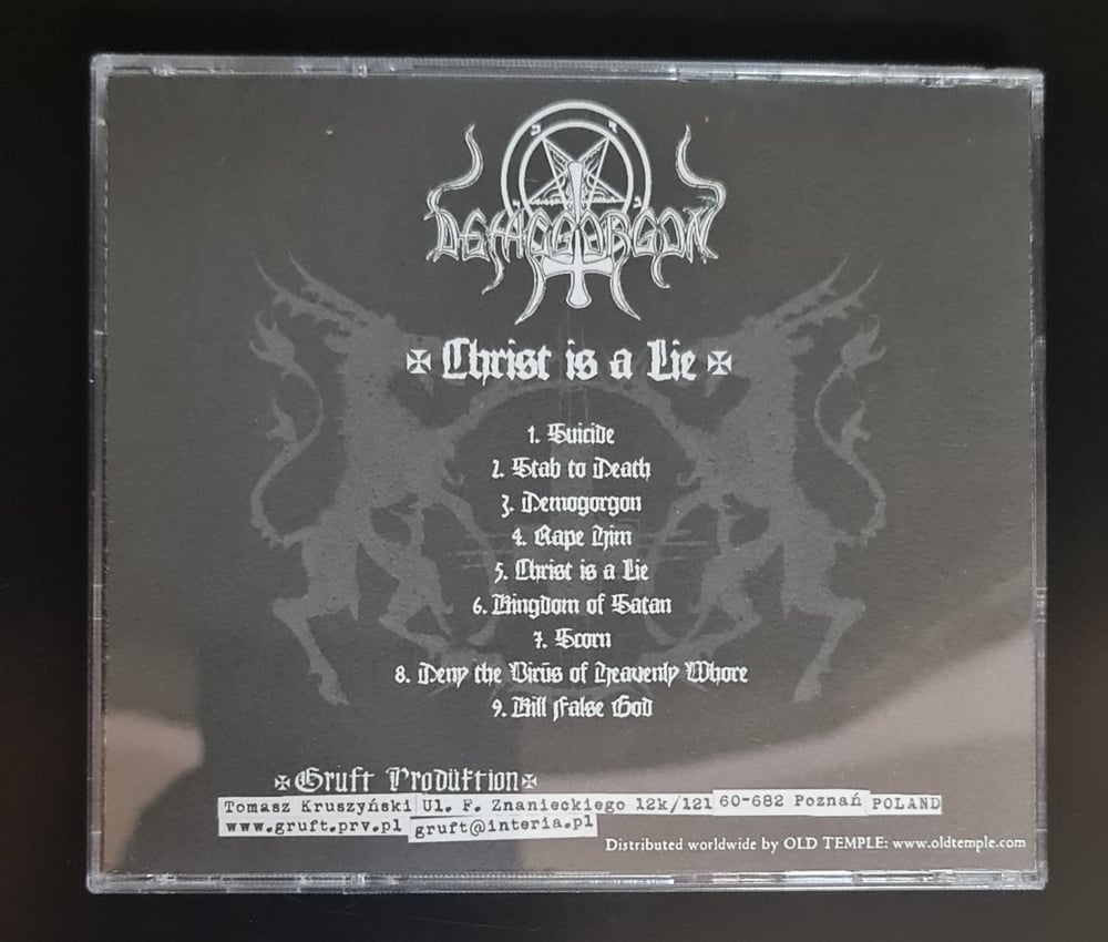 Demogorgon - christ is A Lie CD