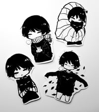 Image 2 of B&W Doodle Sticker Pack