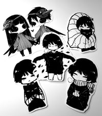 Image 1 of B&W Doodle Sticker Pack