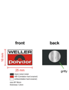 Weller/Polydor pin