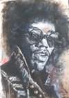 SIGNED ARTIST PROOF  'JIMI' A3 NO.1 of 5 