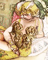 Image 4 of NUAGES BAROQUE Big Solo Earring - Gold or Silver