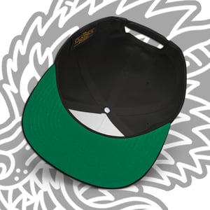 Image of EMBROIDERED WOLF SNAPBACK