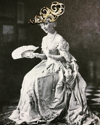 Image 5 of NUAGES BAROQUE Big Solo Earring - Gold or Silver