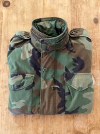 Image 1 of M-1965 FIELD JACKET WOODLAND CAMOUFLAGE