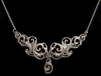 Image 3 of NUAGES BAROQUE Collier - 3 Pendants