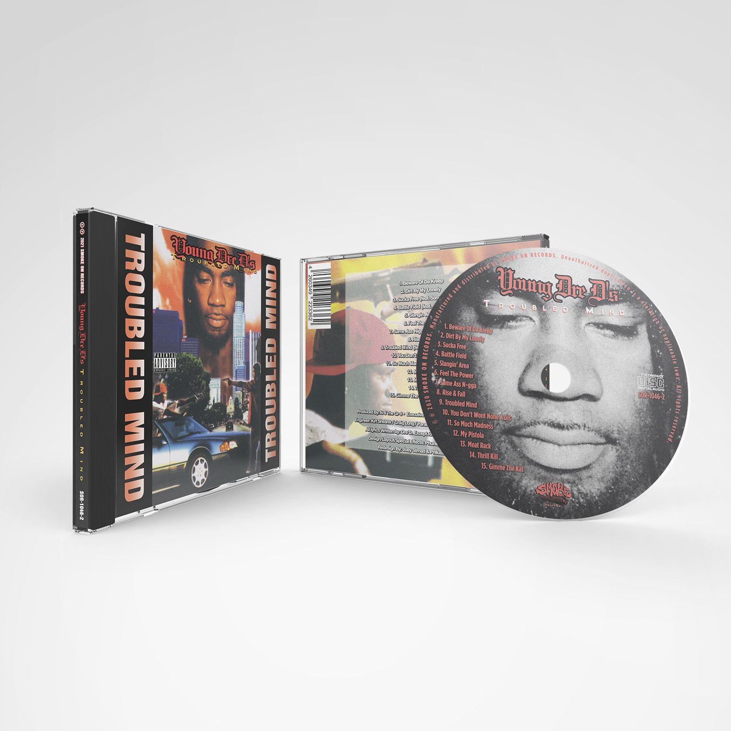 Image of Young Dre D - Troubled Mind CD