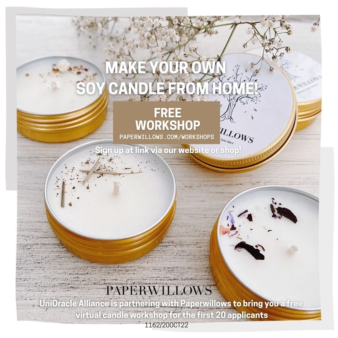 Image of Paperwillows virtual candle workshop