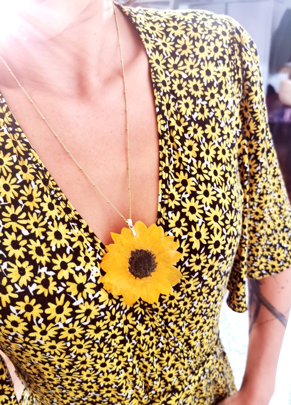 Collier Sunflower