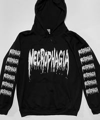 Necrophagia Hoodie with Sleeve Prints