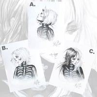 "Skeleton Girls" Metallic Shimmer Print Pack