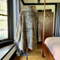 Image 4 of Leopard Faux Fur Swing Coat XL