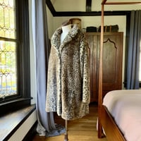 Image 3 of Leopard Faux Fur Swing Coat XL
