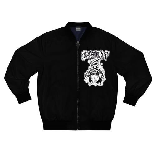 Image of CASKET DRXP BOMBER JACKET BLACK/WHITE