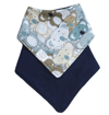 Navy blue Koala dribble bib 