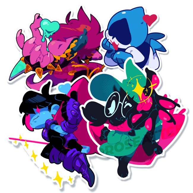Deltarune Stickers