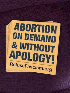 Image of Abortion on Demand & Without Apology Stickers