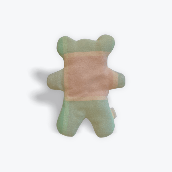 Image of Wheatpack Teddy Bear - Pale pink and Soft mint