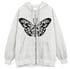 Butterfly Skull Zip Up Image 2