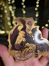 Image 3 of Noir - stickers set - 6 pieces ! 3 gold 3 holo