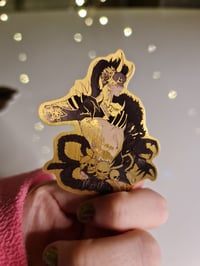 Image 2 of Noir - stickers set - 6 pieces ! 3 gold 3 holo