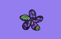 Hawaiian Style Purple Plumeria 