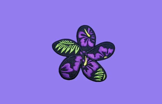 Image of Hawaiian Style Purple Plumeria 