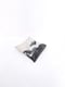 Image of 58) THE 'O' IMPRINT - TWO TONE - SIZE M - OFFWHITE & CHARCOAL