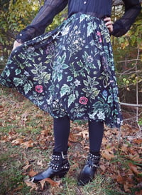 Image 2 of Treacherous Garden midi skirt PREORDER