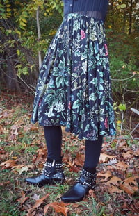 Image 4 of Treacherous Garden midi skirt PREORDER