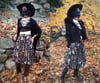 Treacherous Garden midi skirt