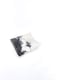 Image of 58) THE 'O' IMPRINT - TWO TONE - SIZE M - OFFWHITE & CHARCOAL