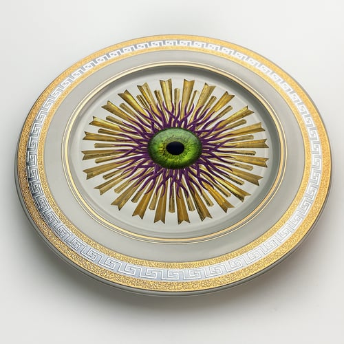 Image of Medusa burst - Fine China Plate - #0741